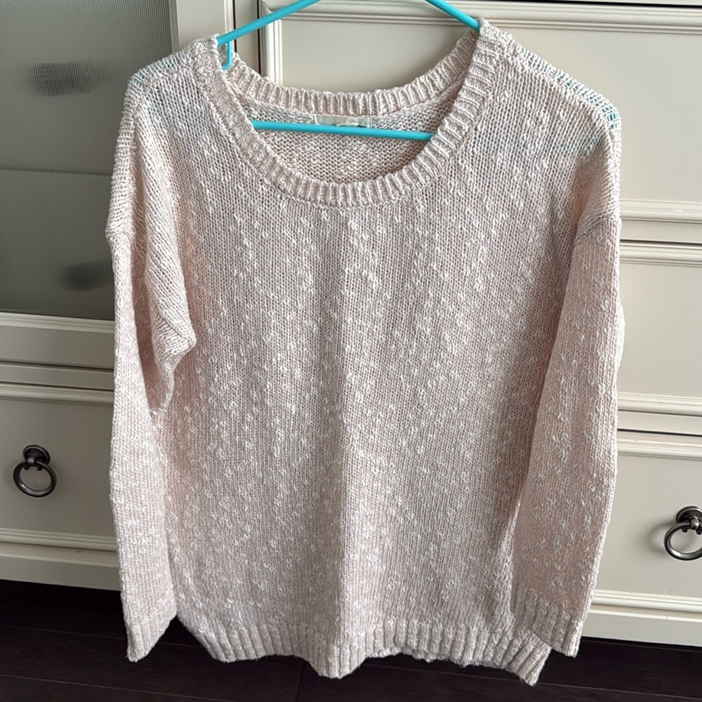 Light pink garage sweater, size xs-s